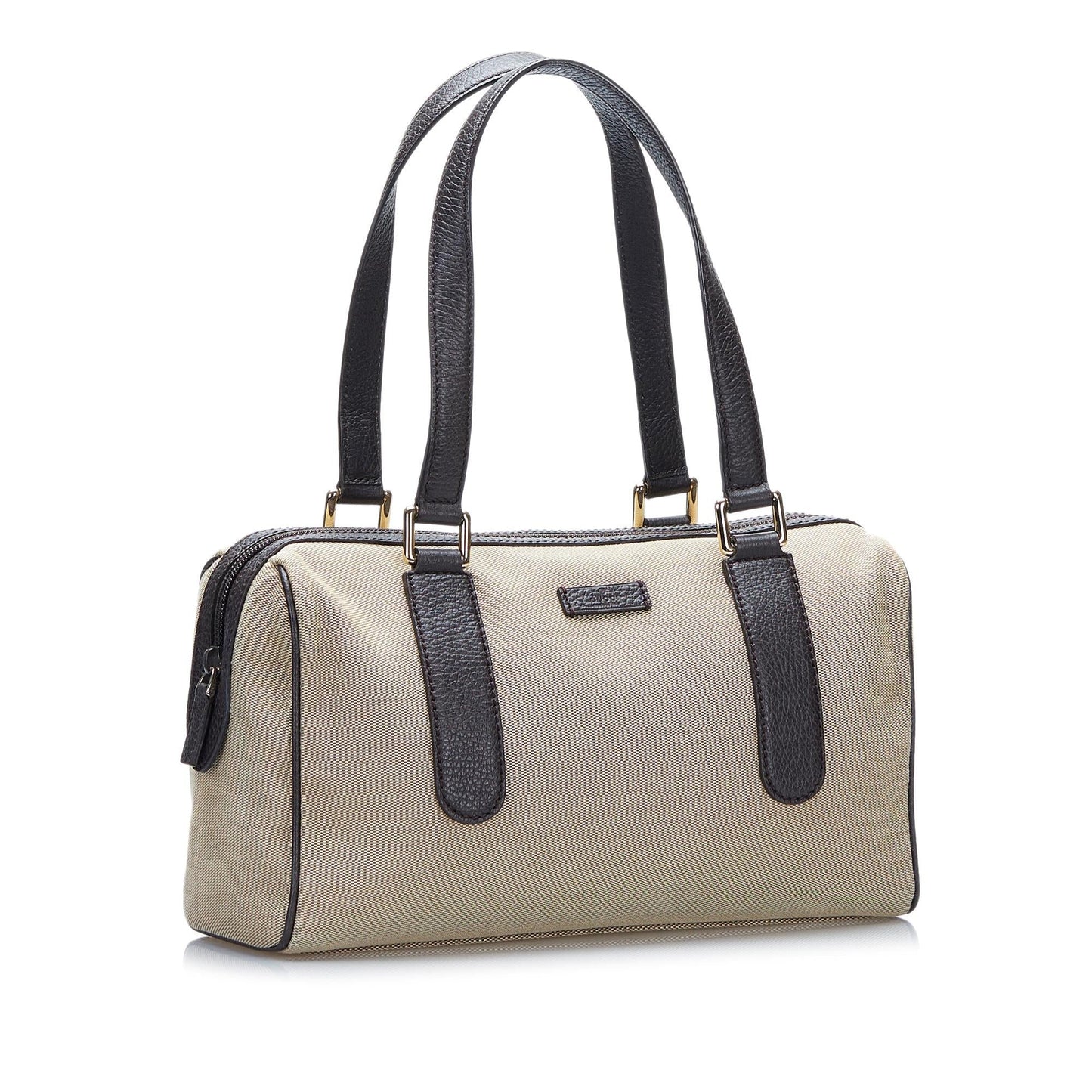 Gucci Boston SHG Canvas Brown Satchel Bag Bag Shg