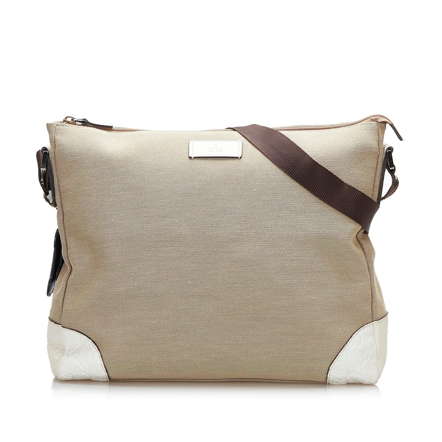 Gucci SHG-LK1XzZ Canvas Brown Crossbody Bag