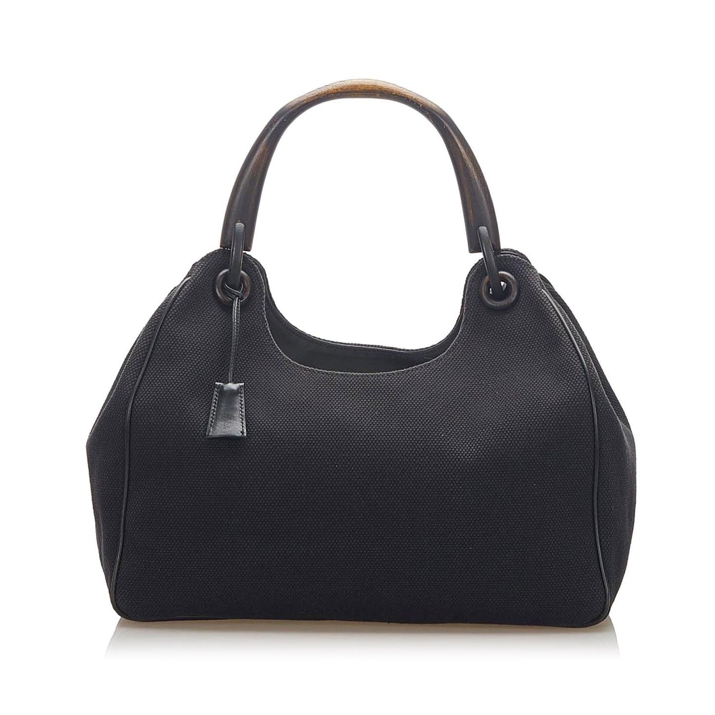 Gucci SHG Canvas Black Satchel Bag 4