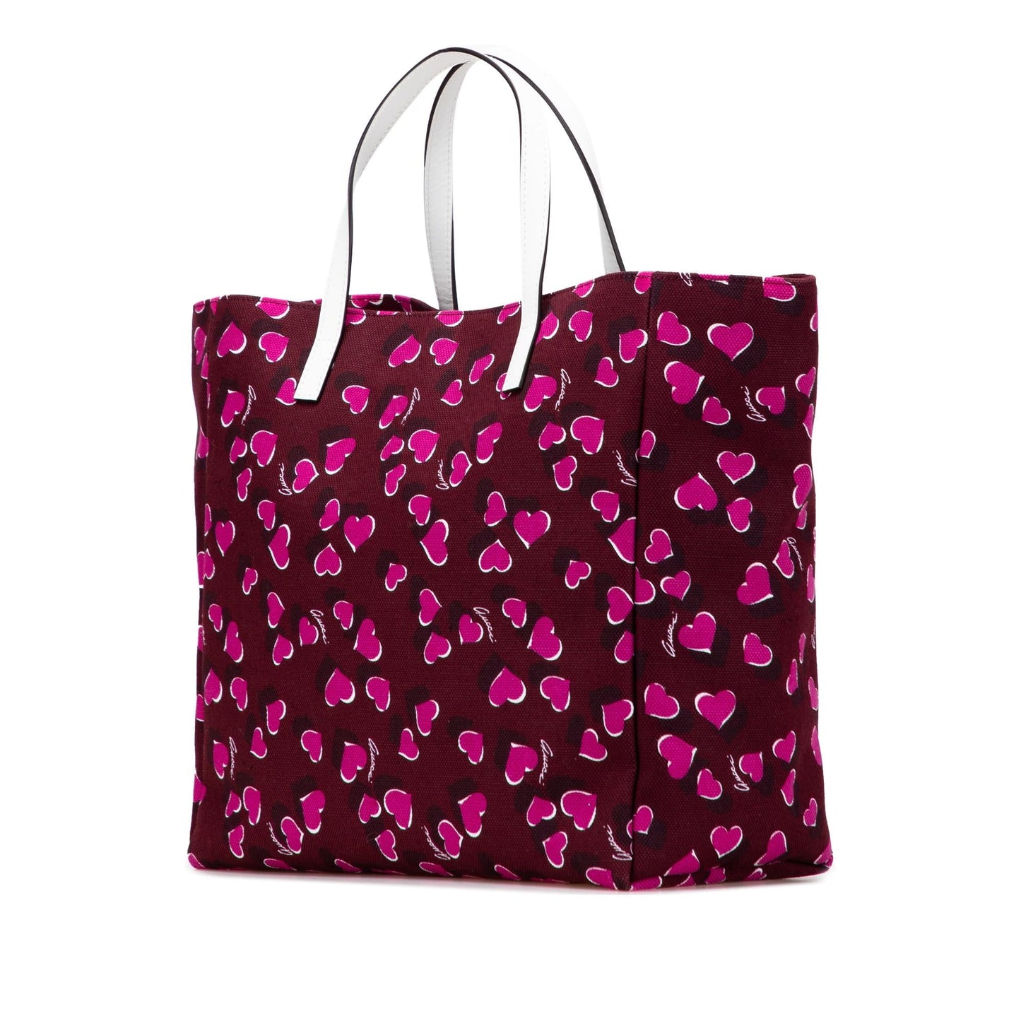 Gucci Heartbeat Canvas Tote Bag