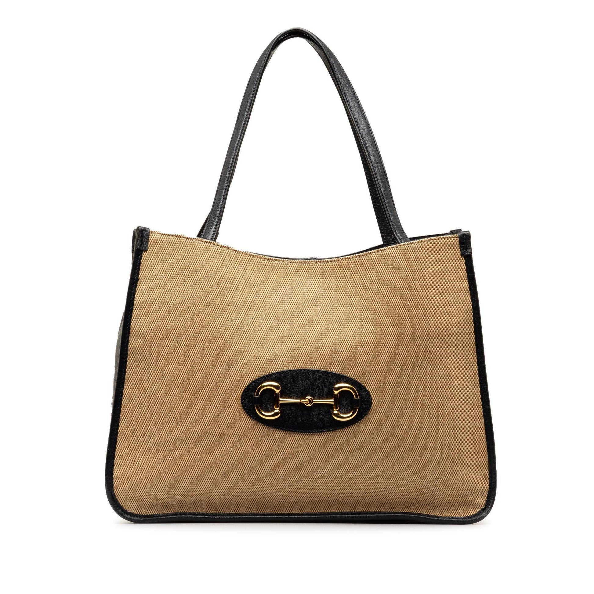 Gucci Horsebit SHG-peYYpF Canvas Brown Tote Bag