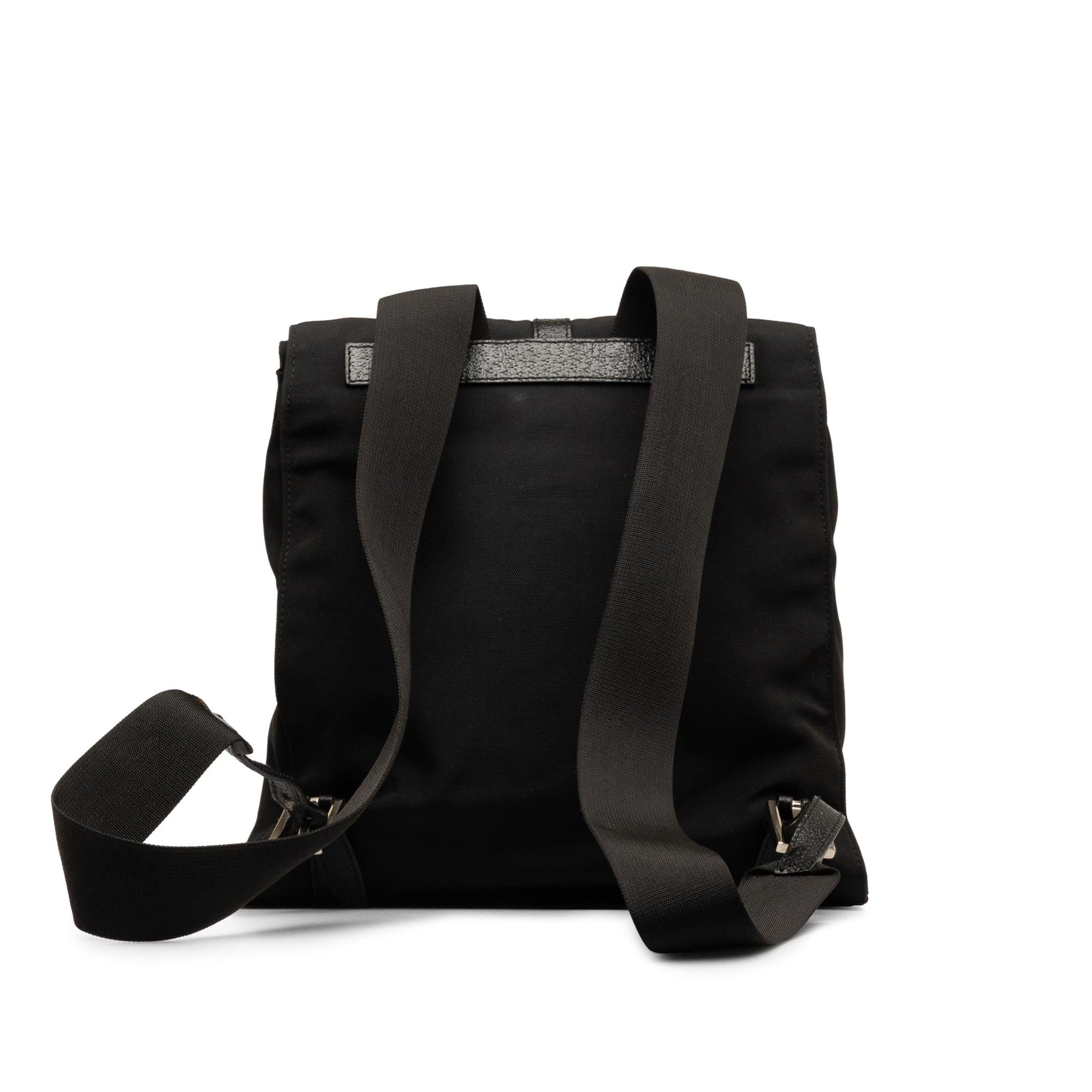 Gucci Jackie Backpack SHG-zYAQ6k Canvas Black