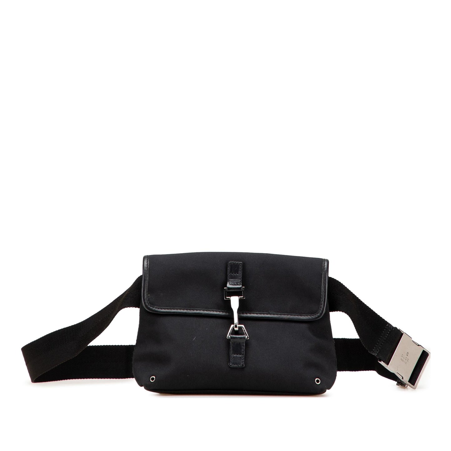 Gucci Jackie Belt Canvas Black Accessory Bag 1