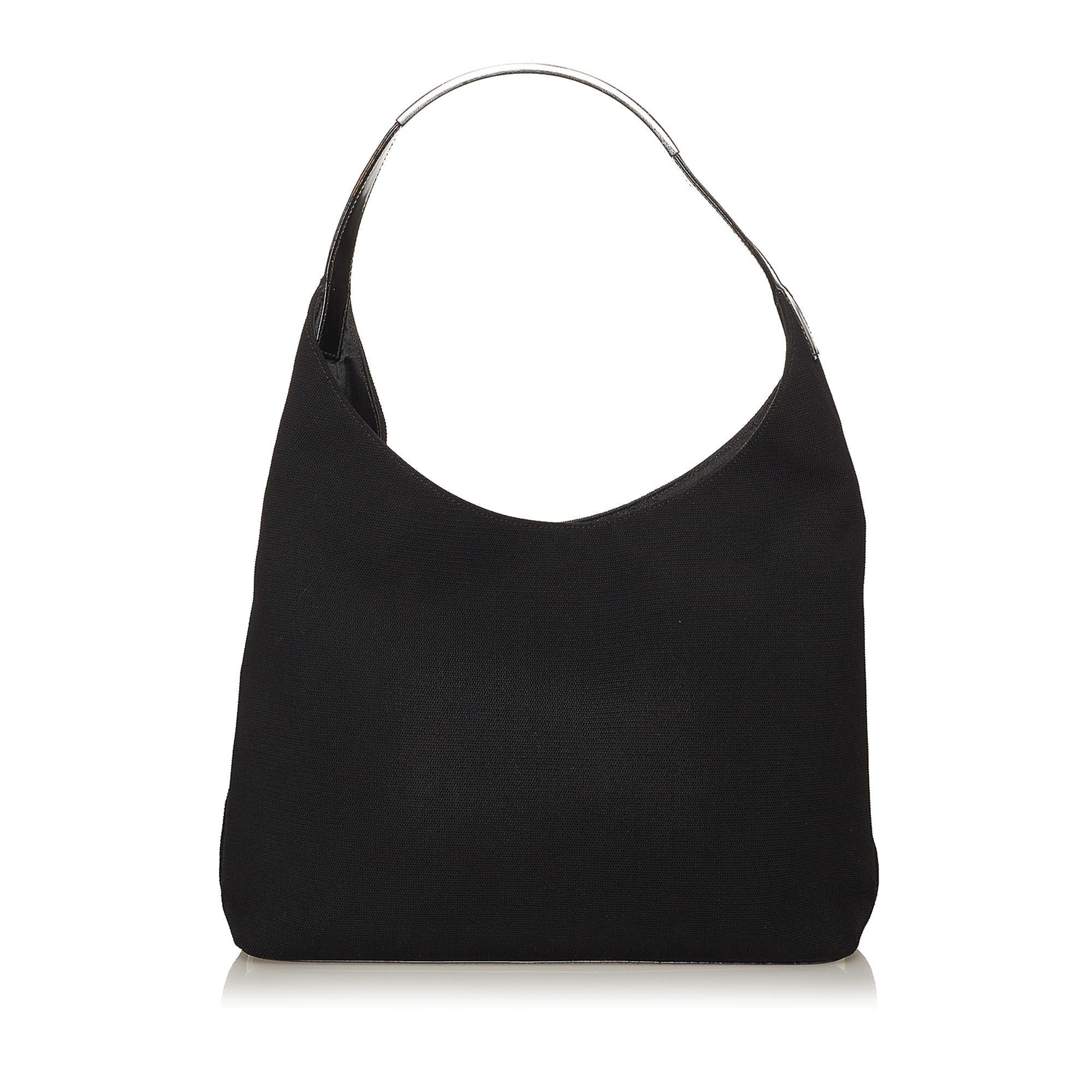 Gucci SHG Canvas Black Shoulder Bag 4