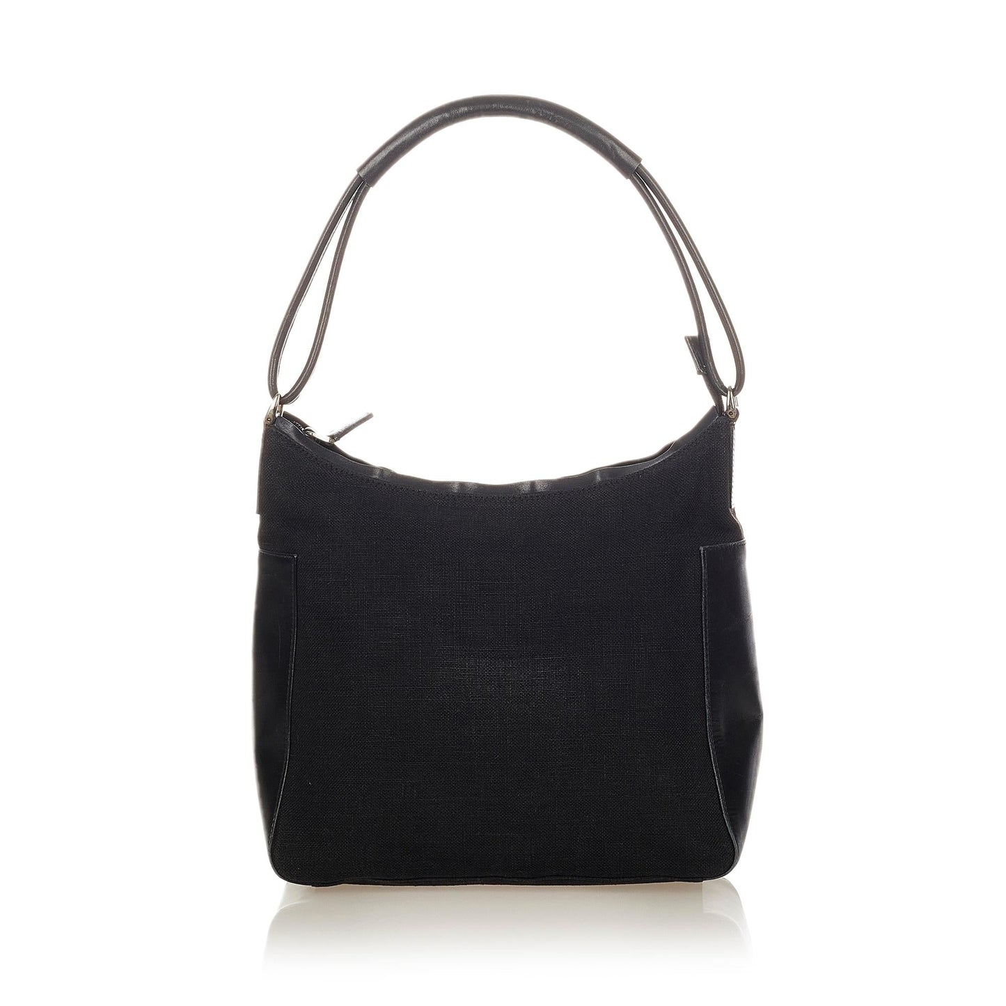 Gucci SHG Canvas Calf Black Shoulder Bag Bag Shg