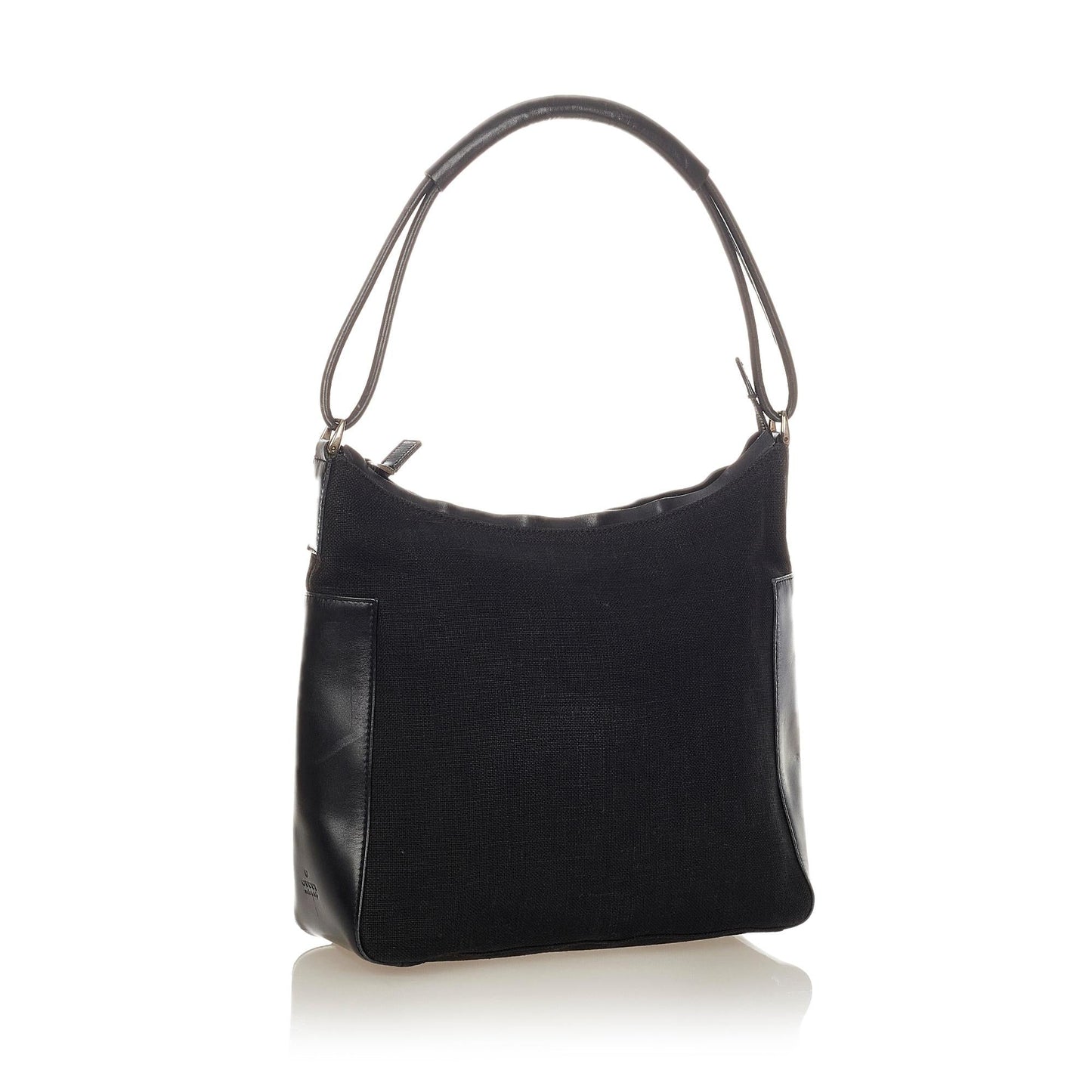 Gucci SHG Canvas Calf Black Shoulder Bag Bag Shg