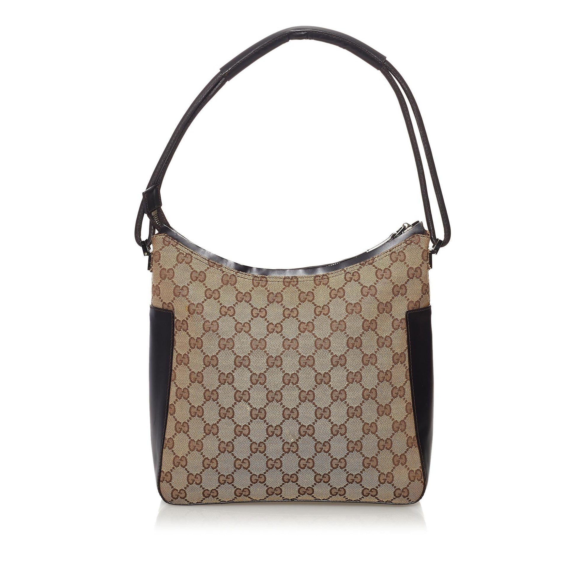 Gucci SHG Canvas Brown Shoulder Bag 3
