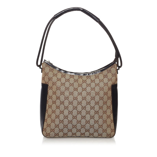Gucci SHG Canvas Brown Shoulder Bag 3