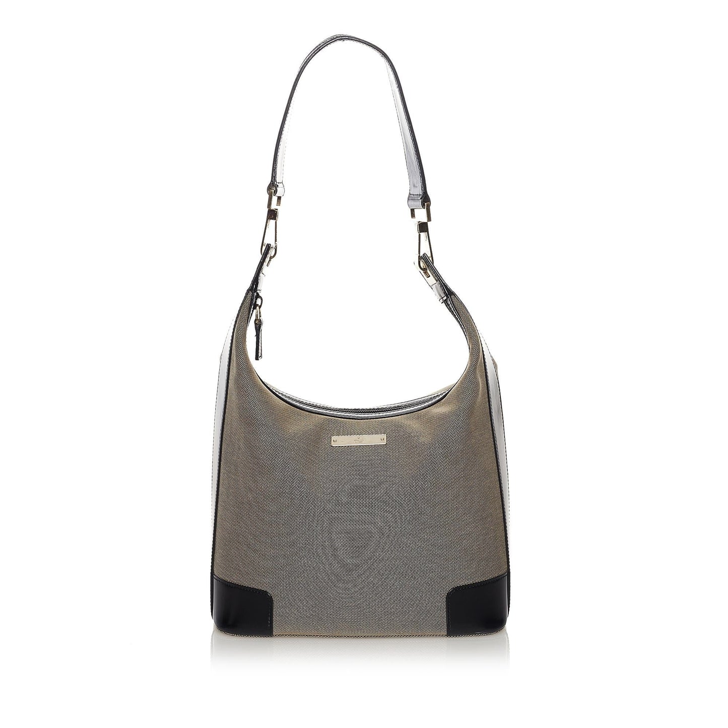 Gucci SHG Canvas Black Grey Shoulder Bag