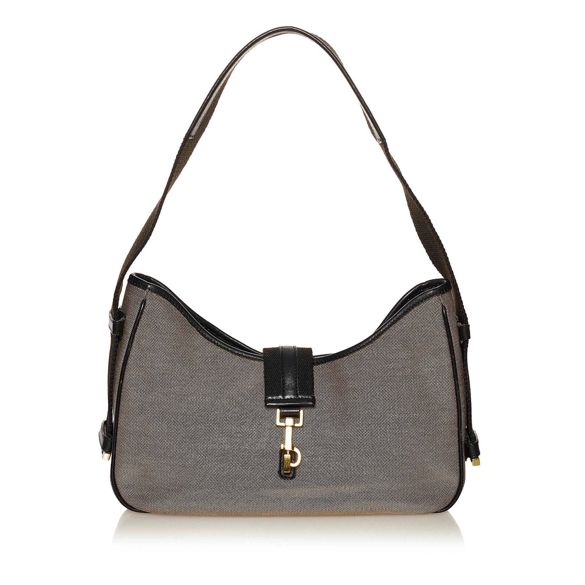 Gucci SHG Canvas Grey Shoulder Bag