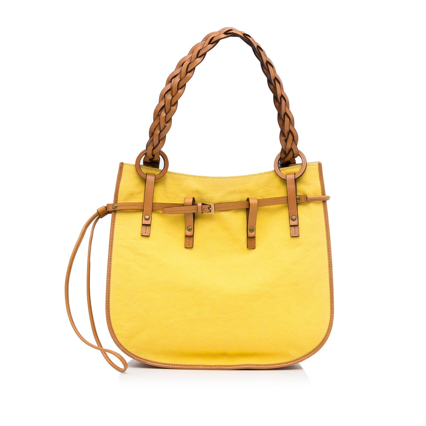 Gucci SHG-KvPfvV Canvas Calf Brown Shoulder Bag