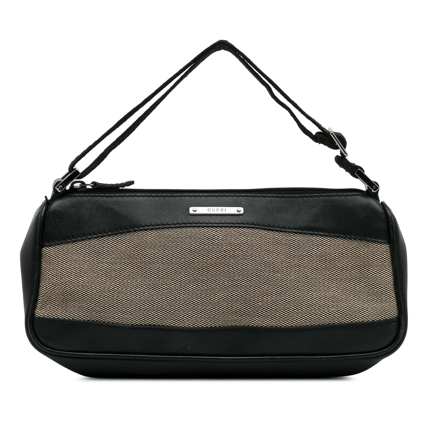 Gucci Canvas Shg Zfupdg Calf Black Shoulder Bag
