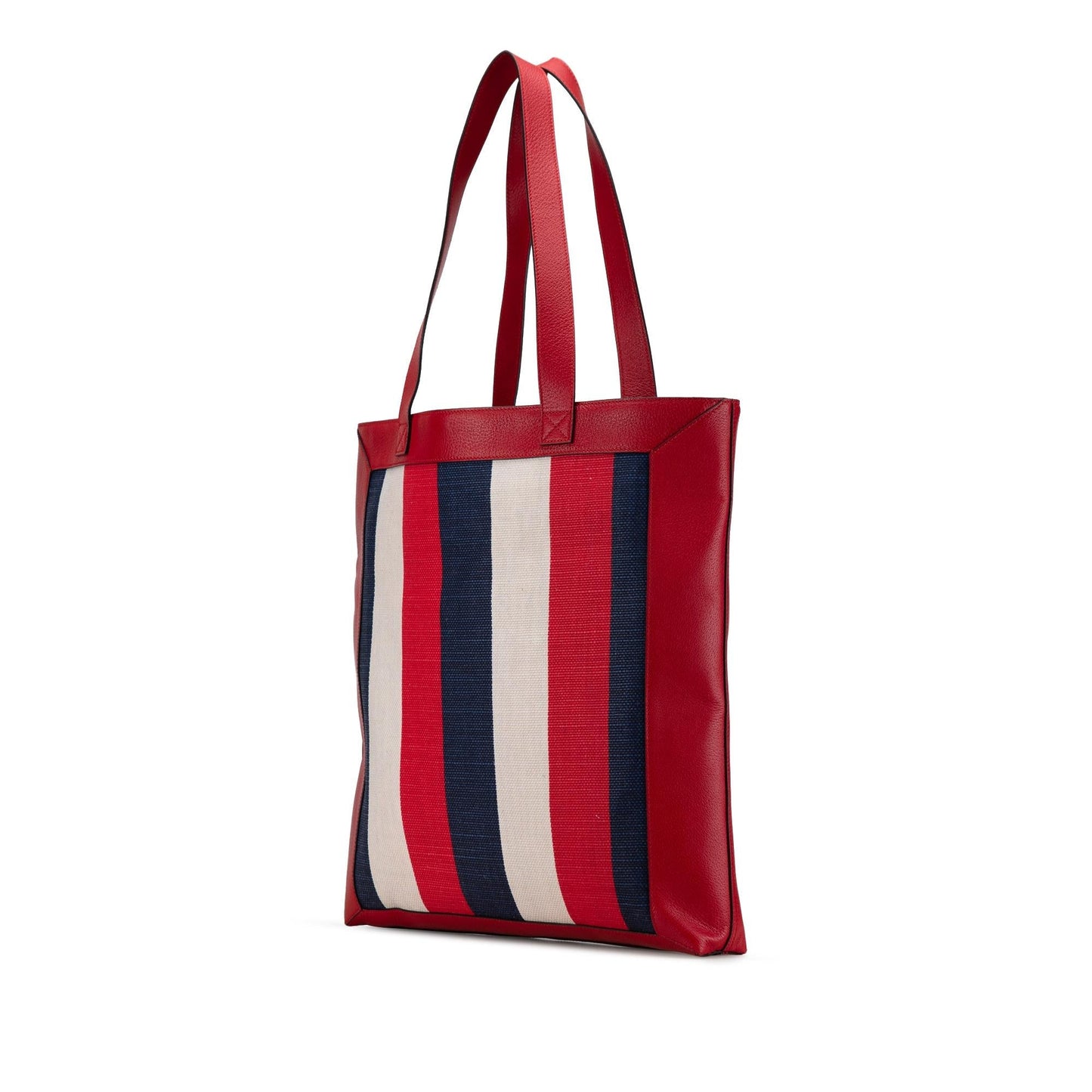 Gucci Sylvie Baiadera SHG-qHsbiG Canvas Calf Red Tote Bag