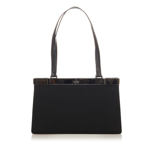 Gucci SHG Canvas Black Tote Bag 4
