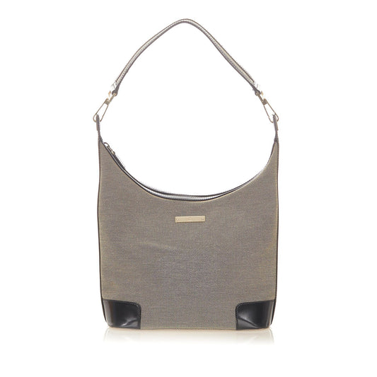 Gucci Web SHG Canvas Black Grey Shoulder Bag