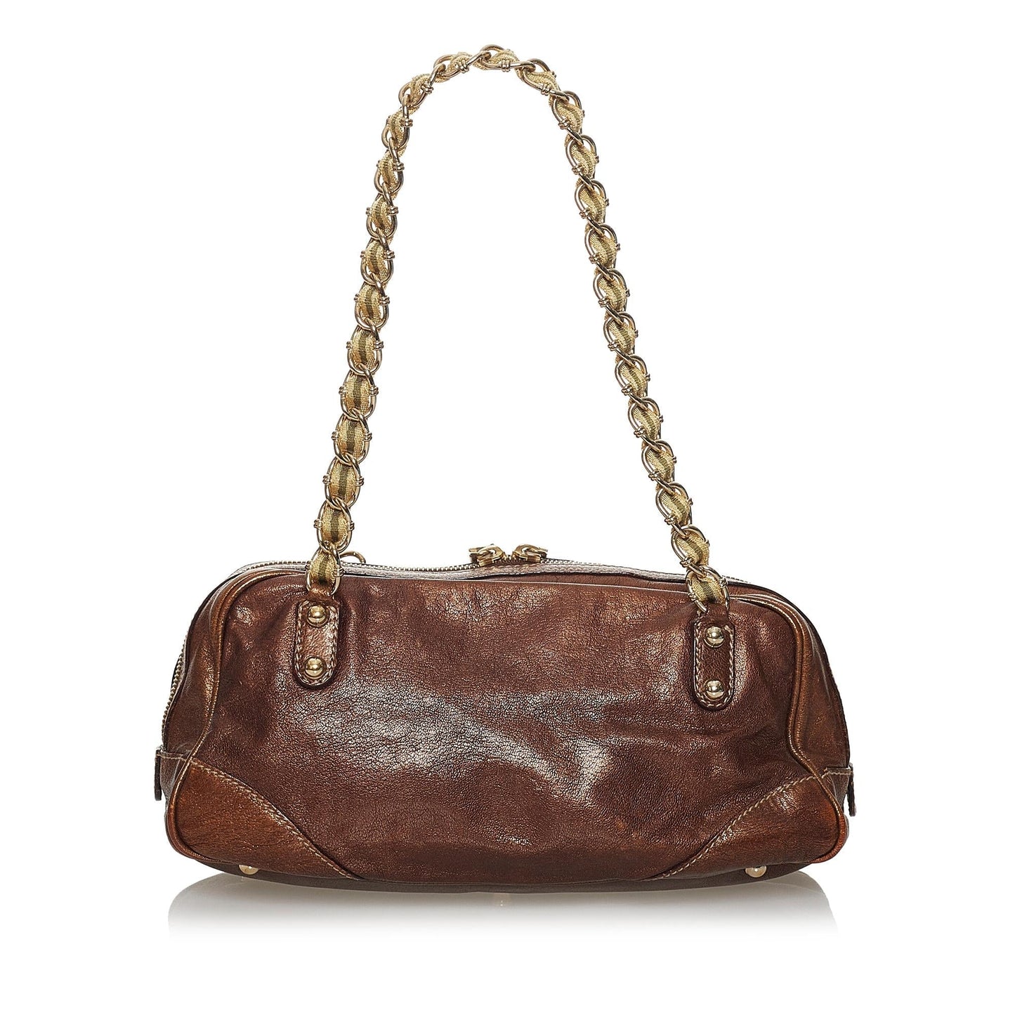 Gucci Capri SHG Leather Calf Brown Shoulder Bag