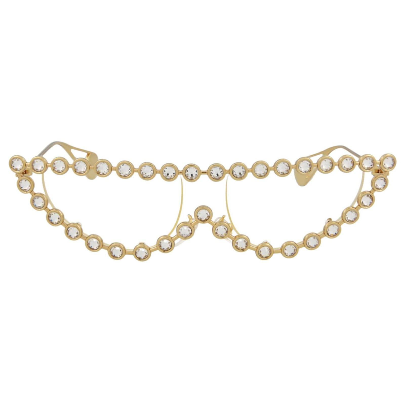 Gucci Cat Eye Sunglasses Crystals