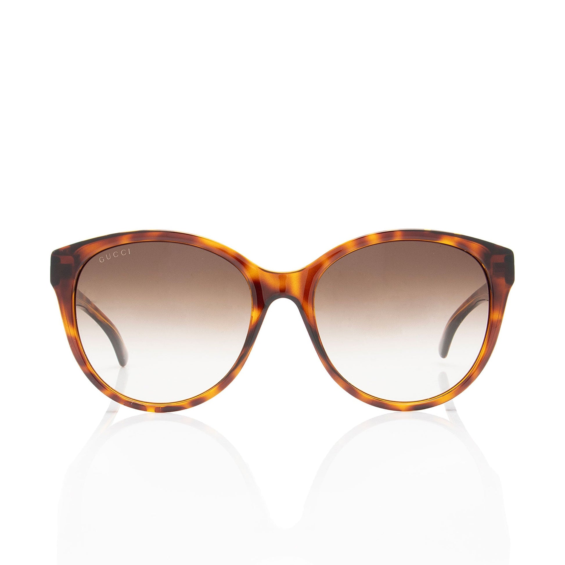 Gucci Interlocking G Cat Eye Sunglasses Brown Accessory Shf Lpaoh7