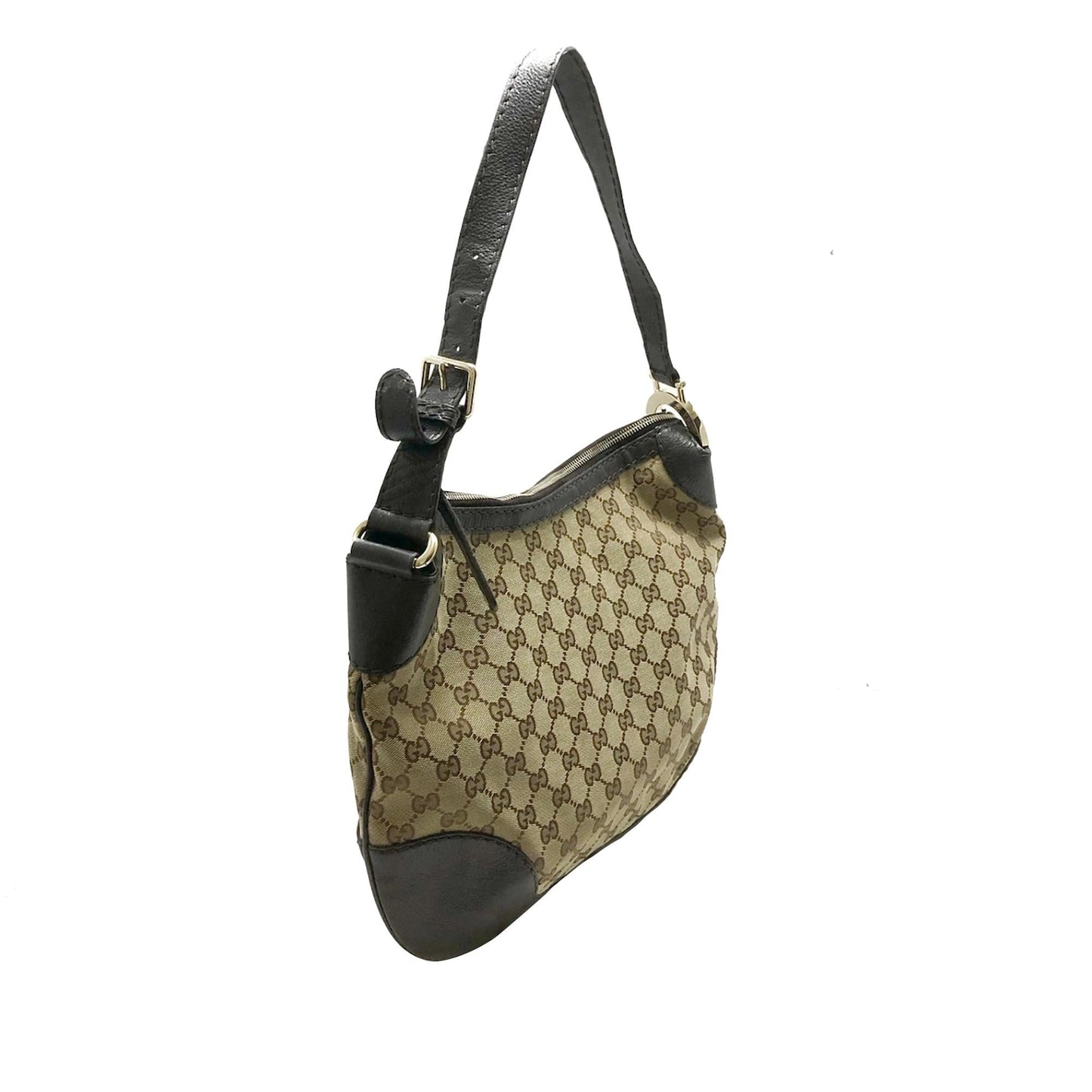 Gucci Charlotte GG SHG-FeKS5j Canvas Brown Shoulder Bag