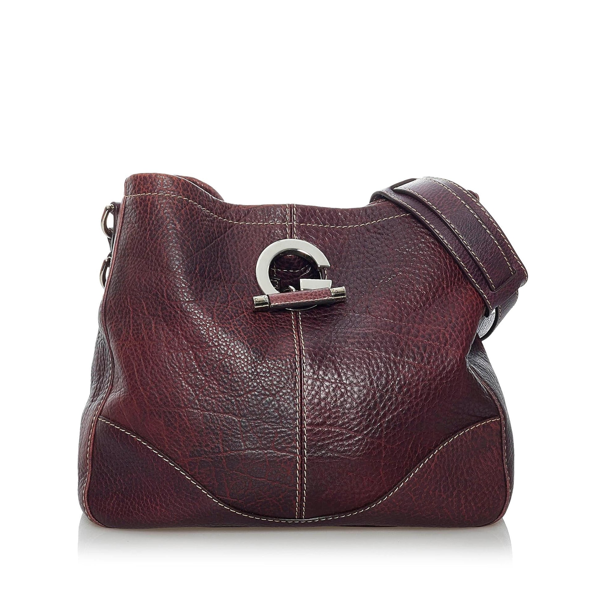 Gucci Charlotte SHG Leather Calf Brown Shoulder Bag
