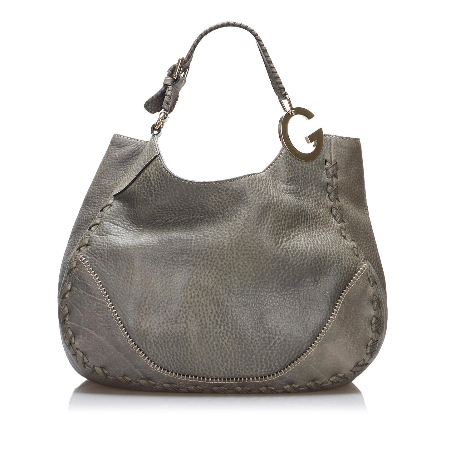 Gucci Charlotte SHG-xx3mfJ Calf Grey Tote Bag