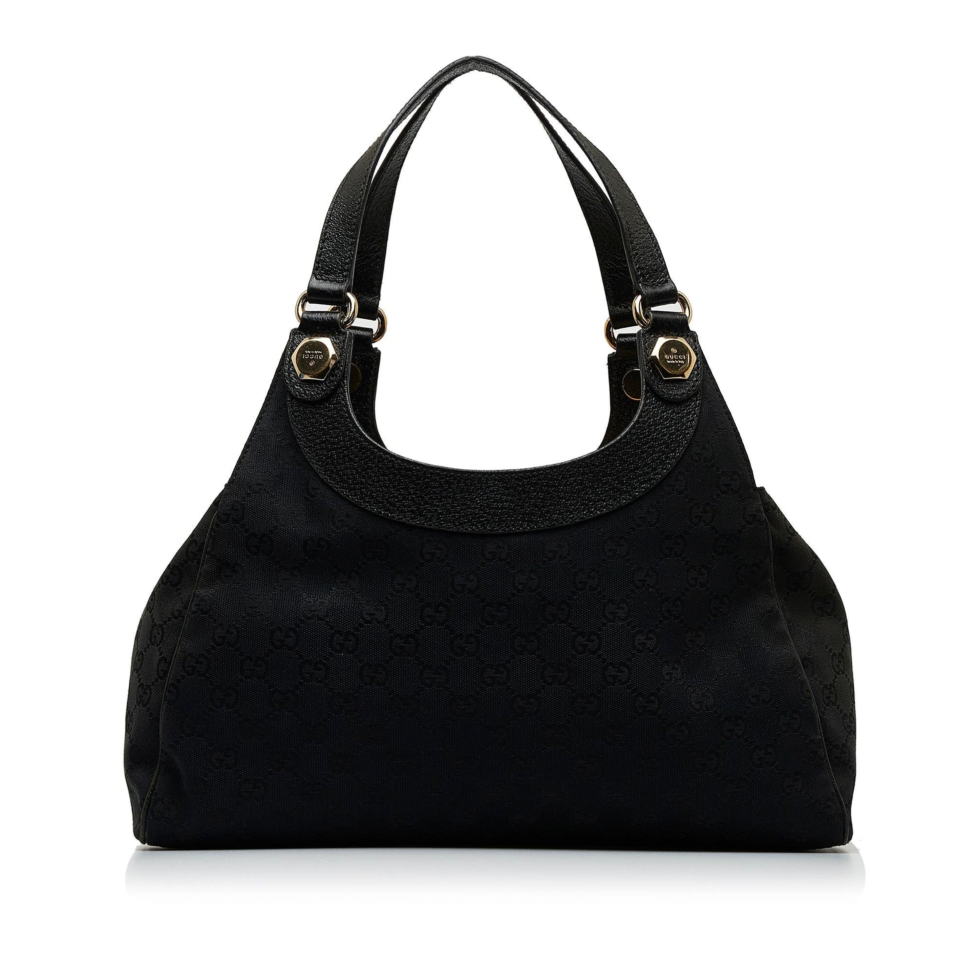 Gucci Charmy GG SHG-26kHzx Canvas Black Shoulder Bag