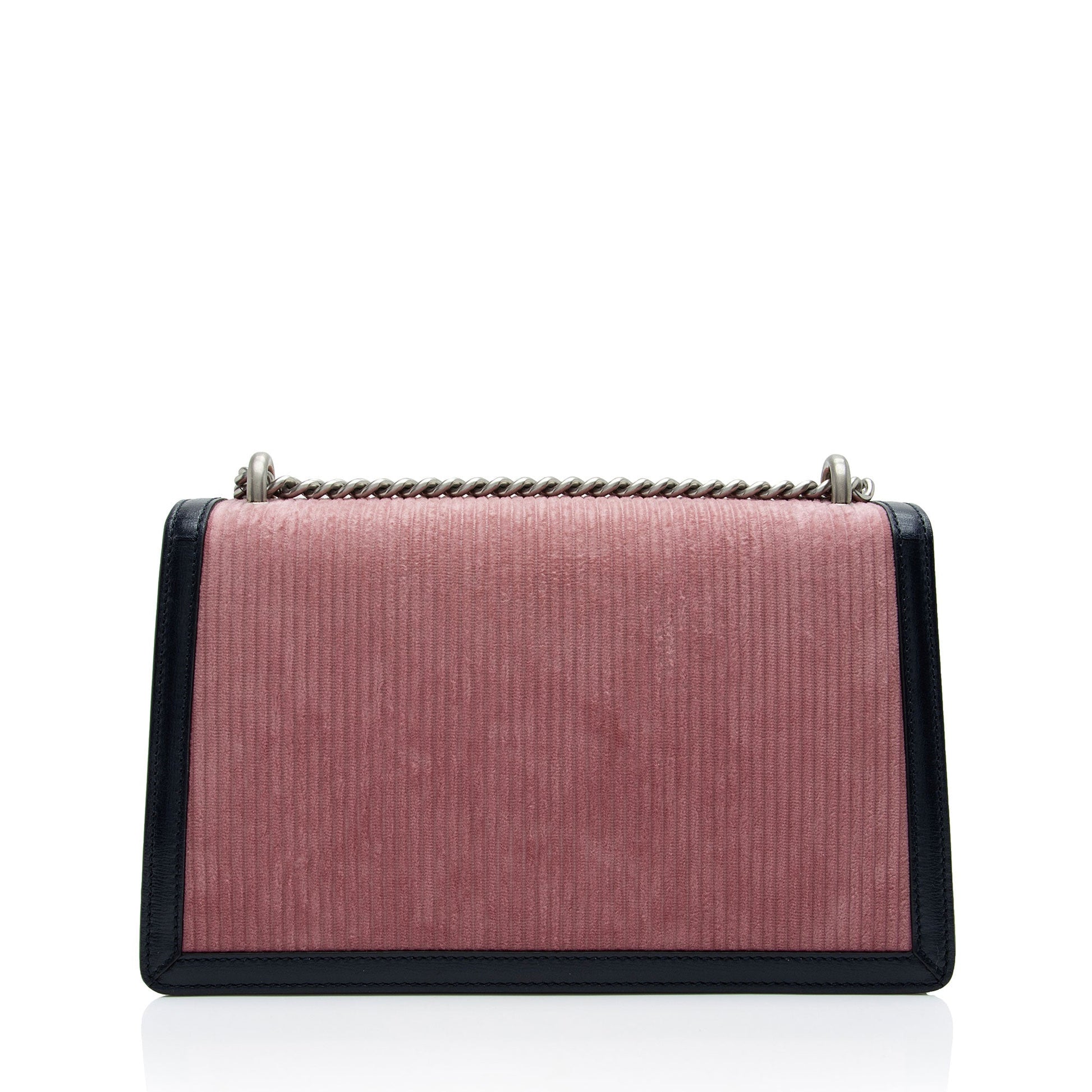 Gucci Corduroy Dionysus SHF-NJk85f Leather Blue Pink Small Shoulder Bag