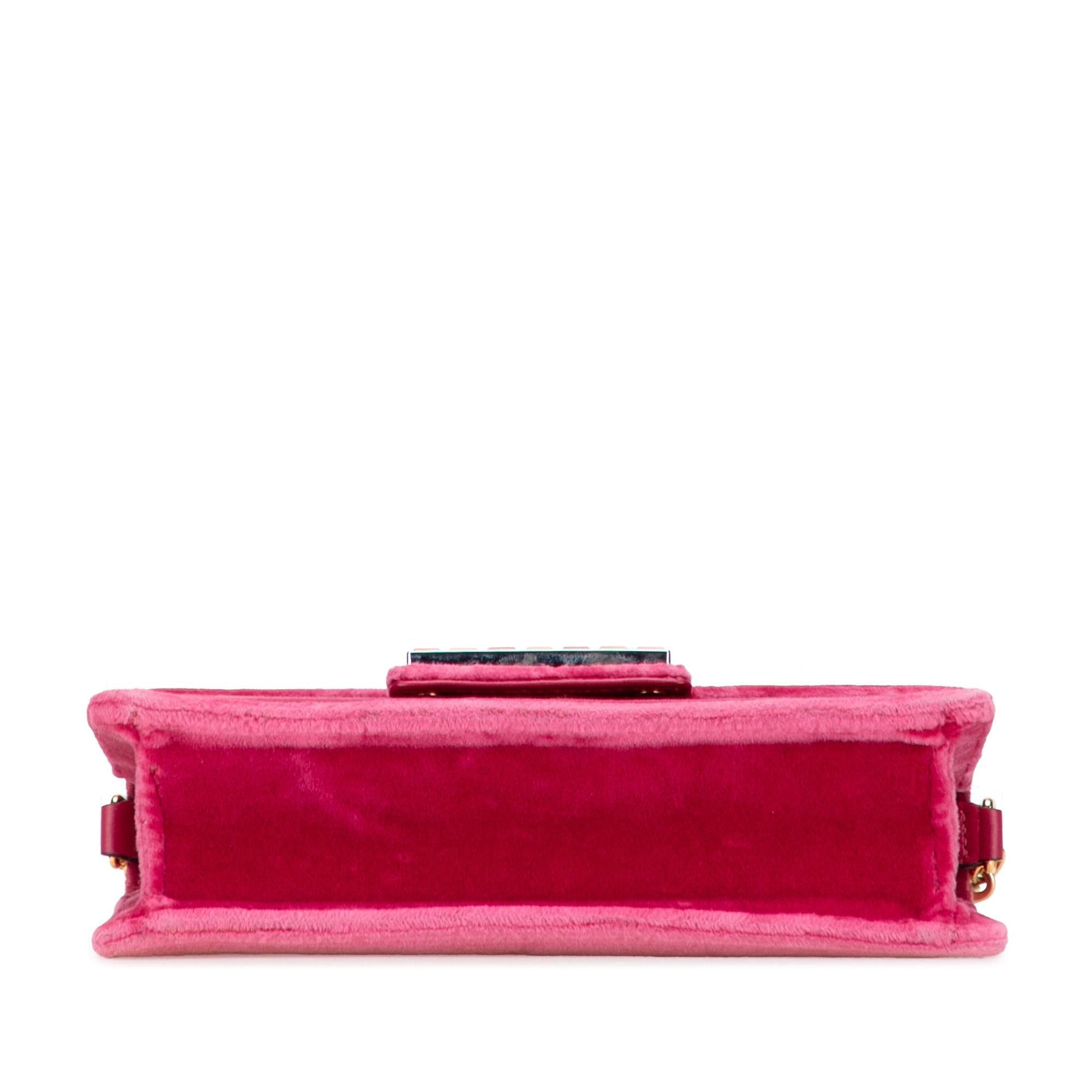 Gucci Crystal GG Velvet Broadway Crossbody Bag