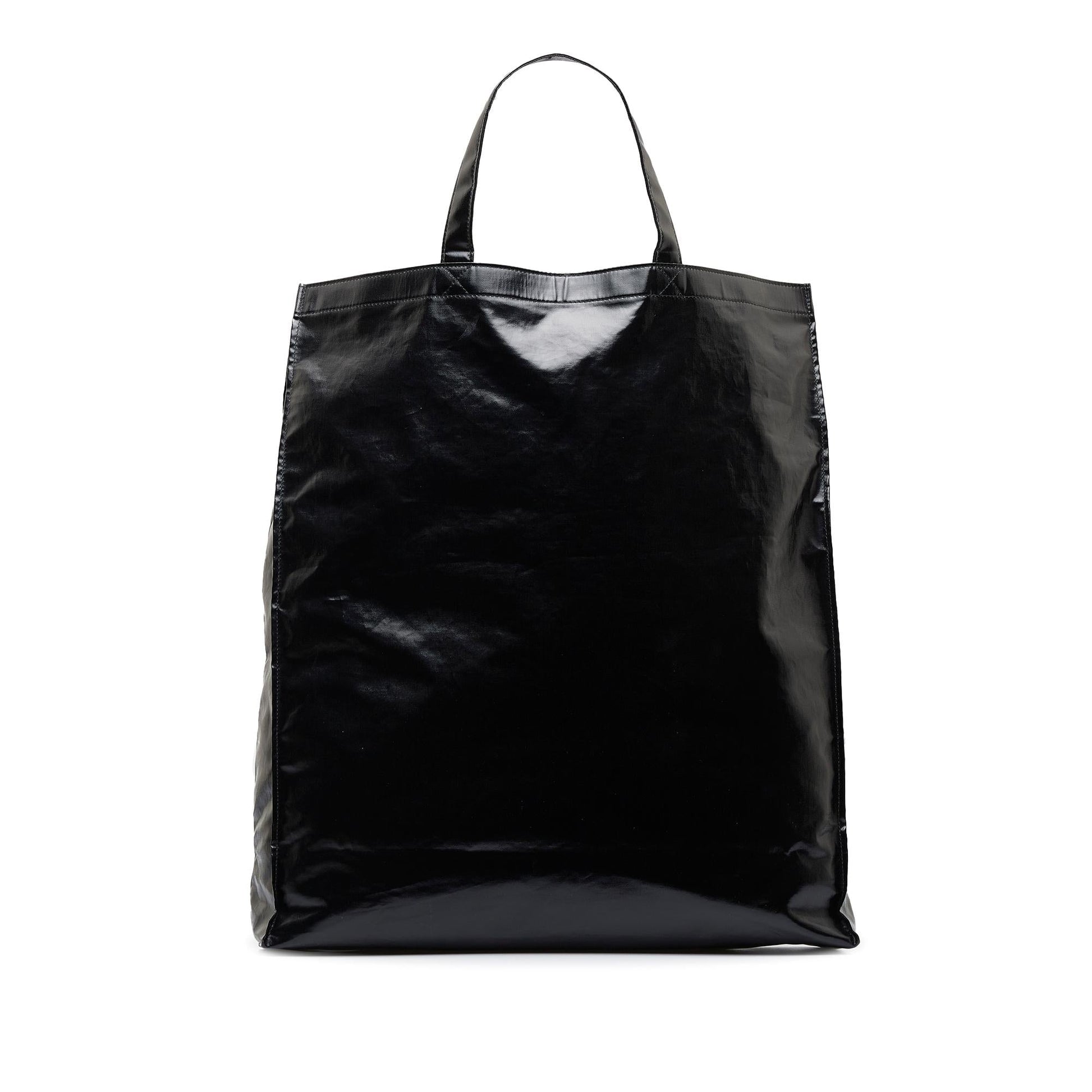 Gucci Crystal Montecarlo SHG-ZkAZjR Canvas Black Logo Tote Bag