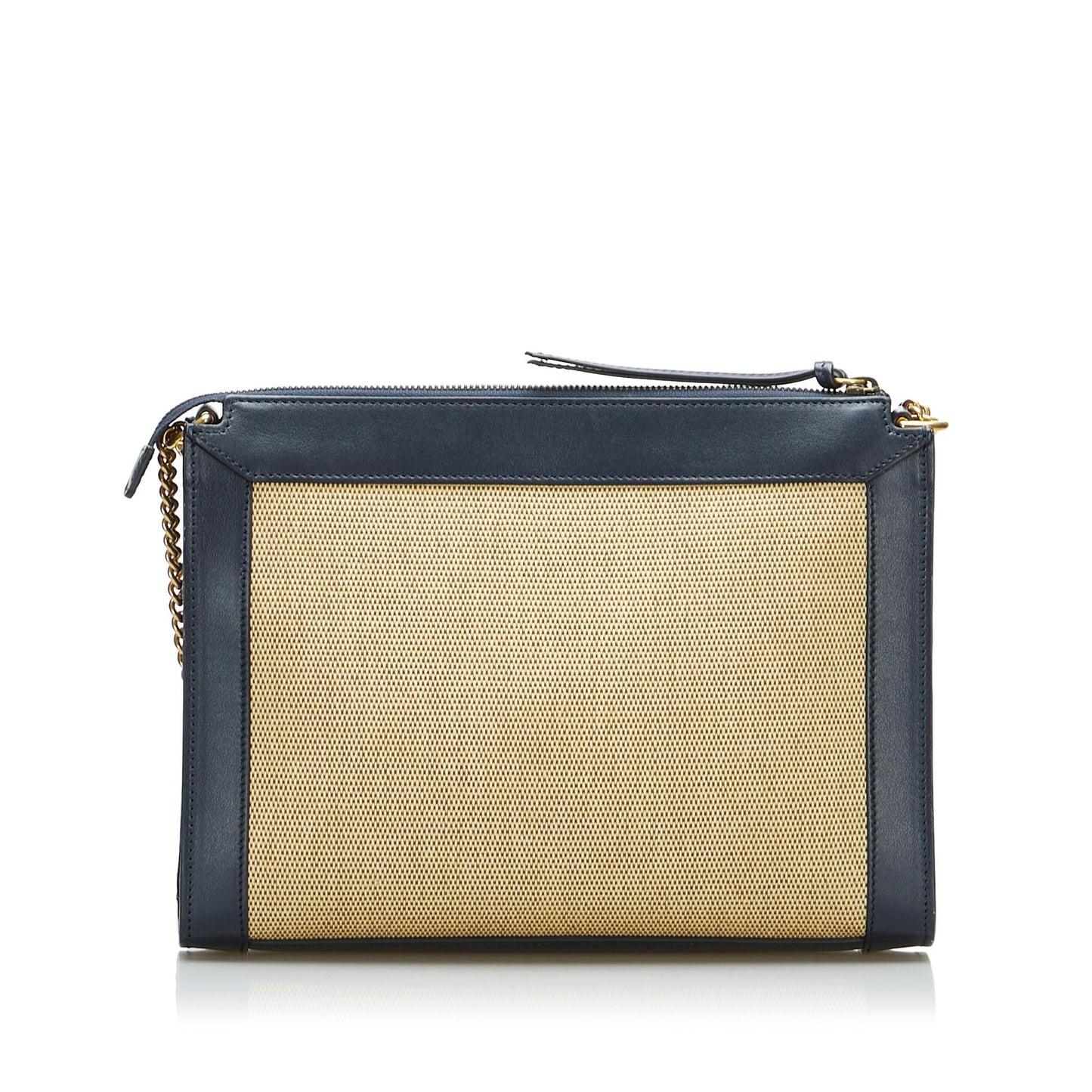 Gucci Dahlia Chain SHG-7NqIEv Canvas Calf Black Brown Shoulder Bag