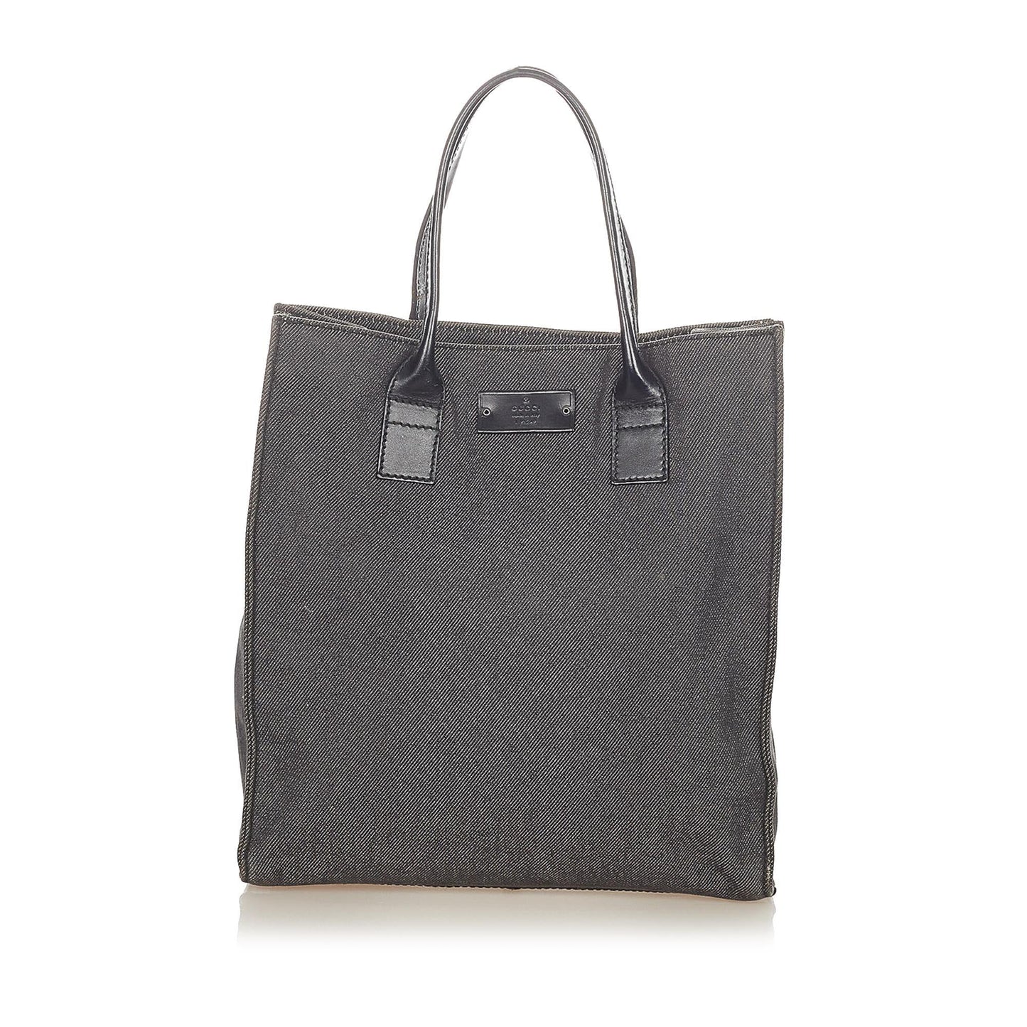 Gucci SHG Denim Black Tote Bag