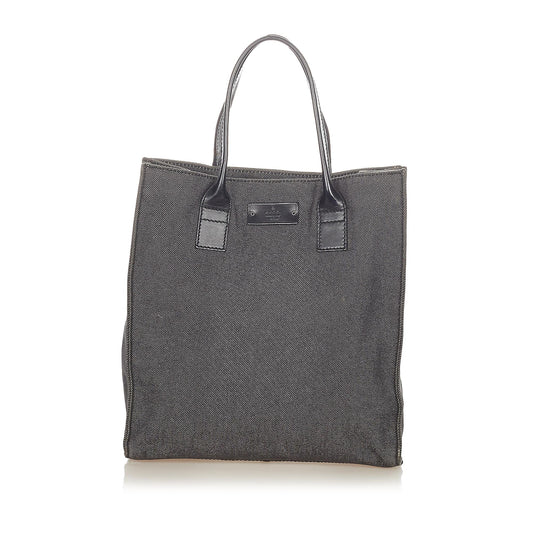 Gucci SHG Denim Black Tote Bag Bag Shg