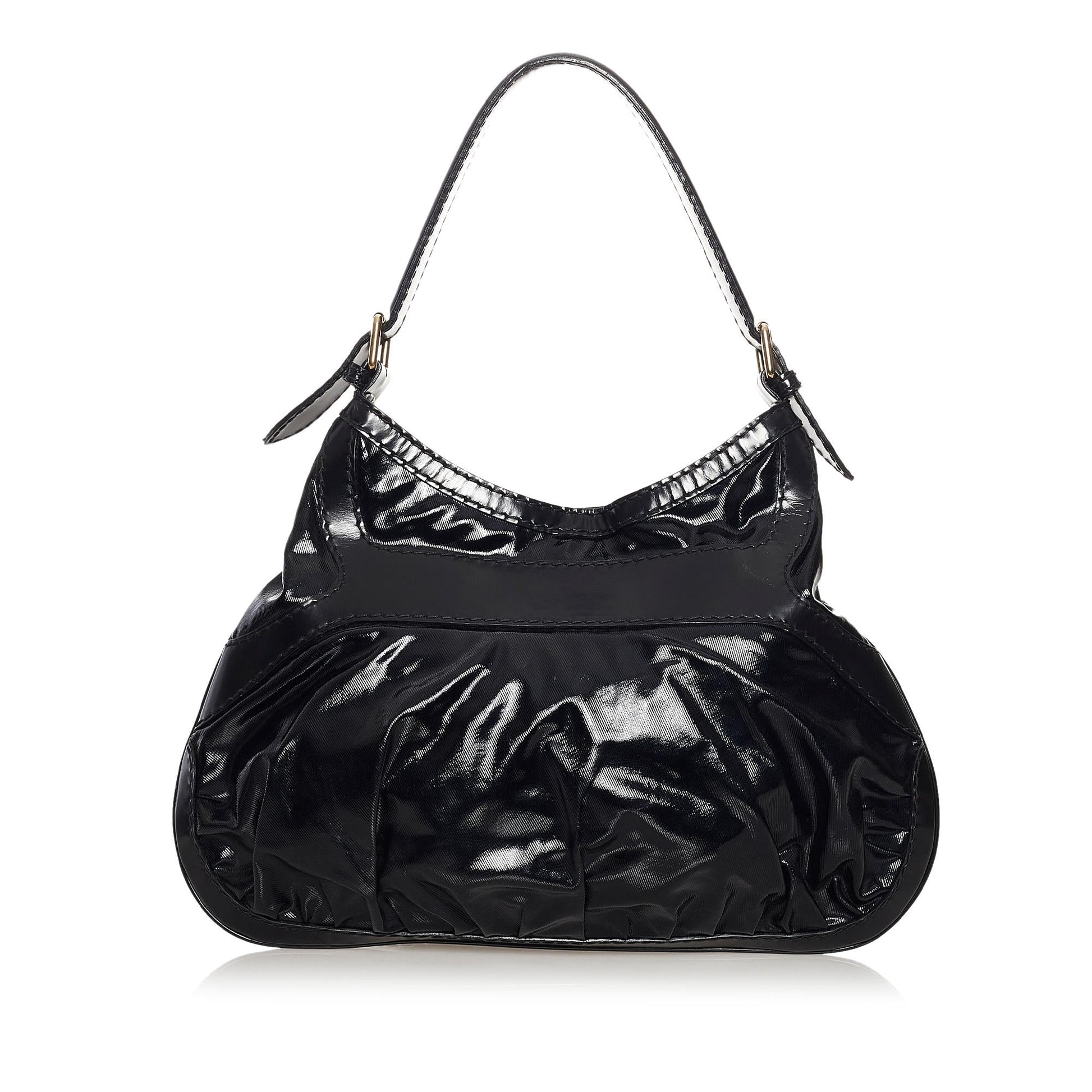 Gucci Dialux Queen SHG Canvas Black Shoulder Bag