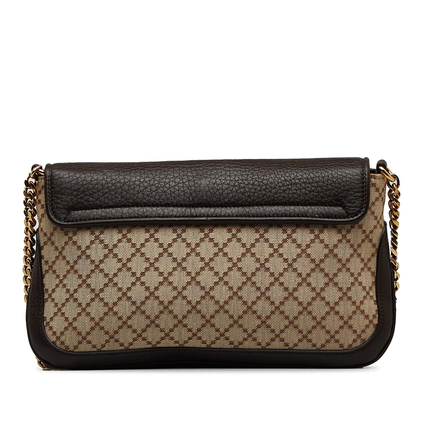Gucci Diamante SHG-jQVxmd Canvas Brown Chain Shoulder Bag