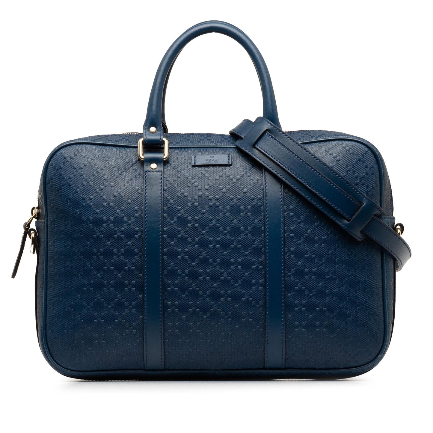 Gucci Diamante Bright Business SHG-fz7EHm Canvas Blue Tote Bag