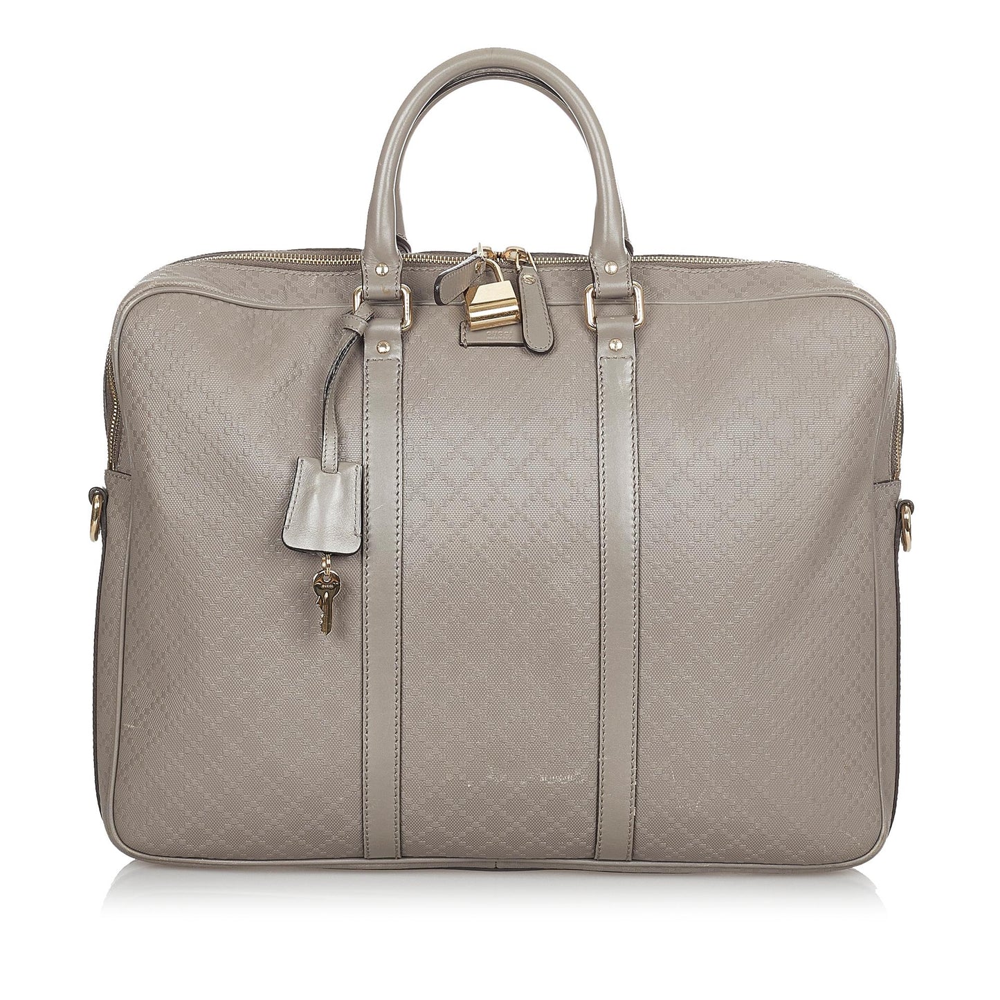 Gucci Diamante Bright Leather Briefcase (SHG-24200)