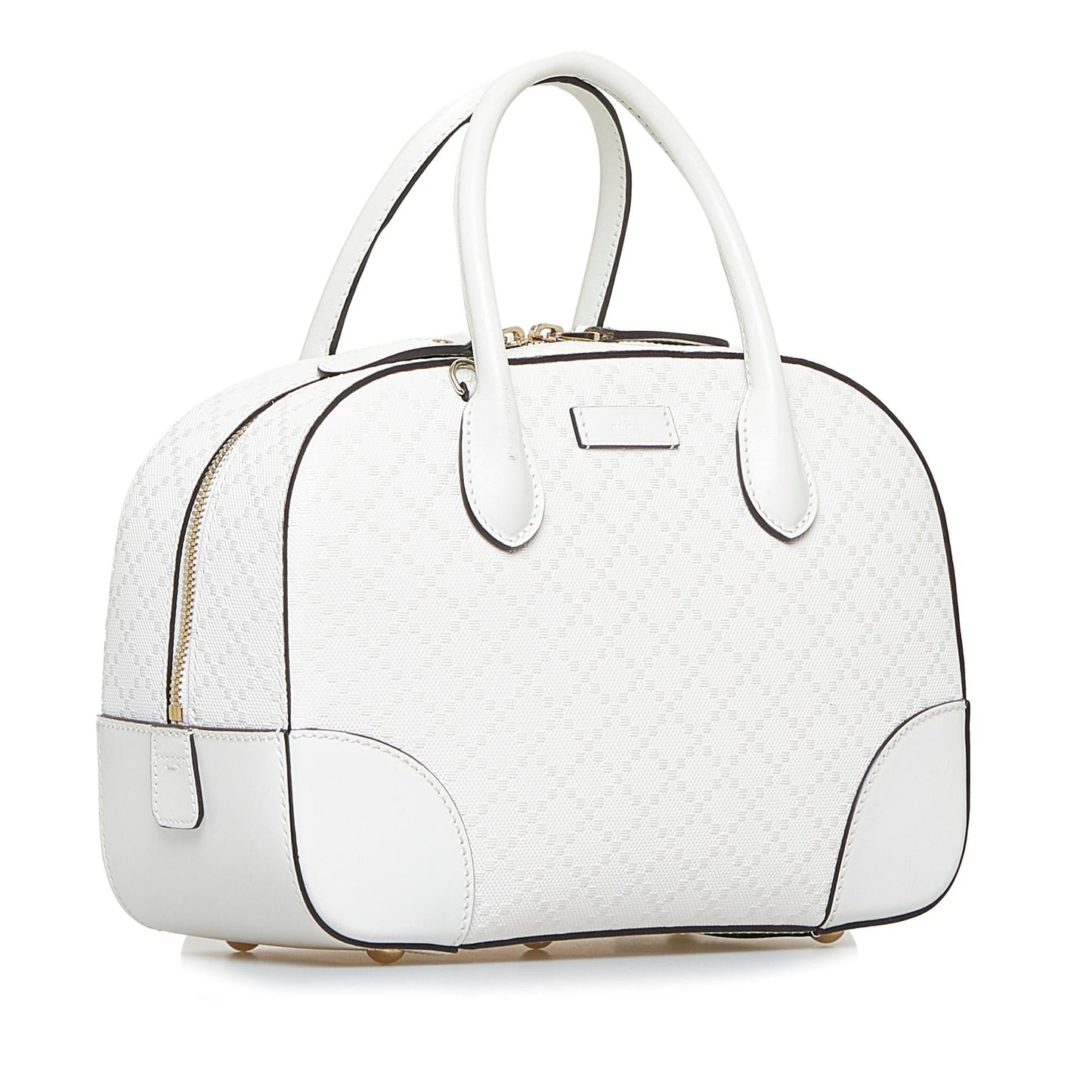 Gucci Diamante Bright SHG-z4tjHc Calf White Satchel Bag