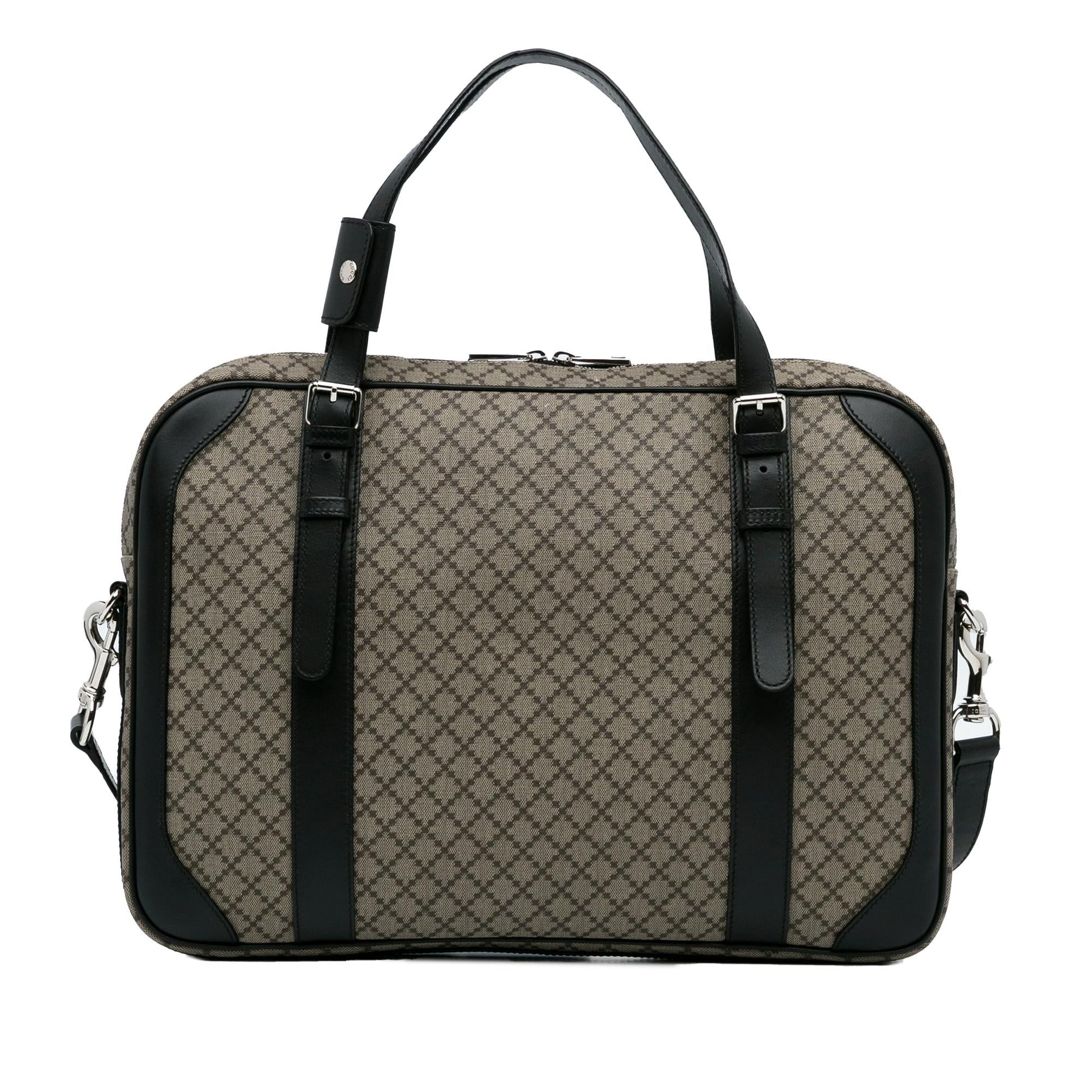 Gucci Diamante Business SHG-TMO1JF Canvas Grey Tote Bag