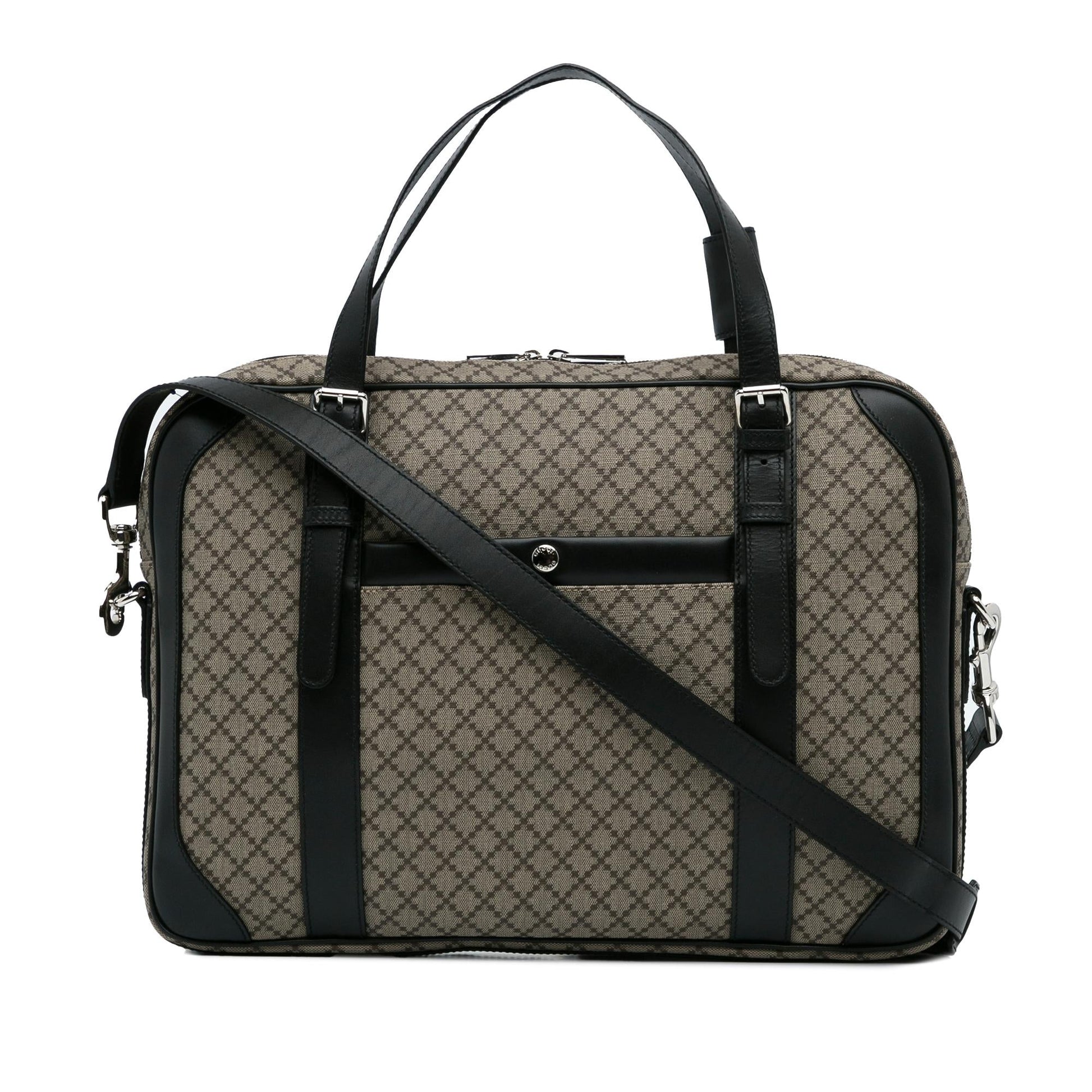 Gucci Diamante Business SHG-TMO1JF Canvas Grey Tote Bag