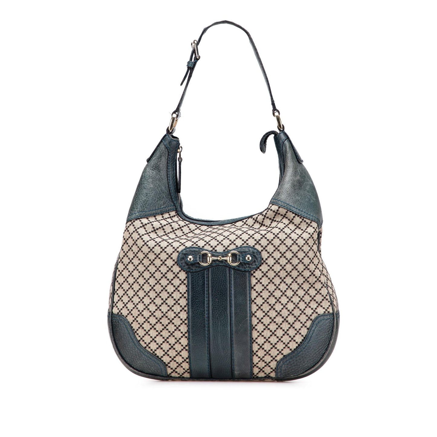 Gucci Diamante Catherine Canvas Brown Shoulder Bag