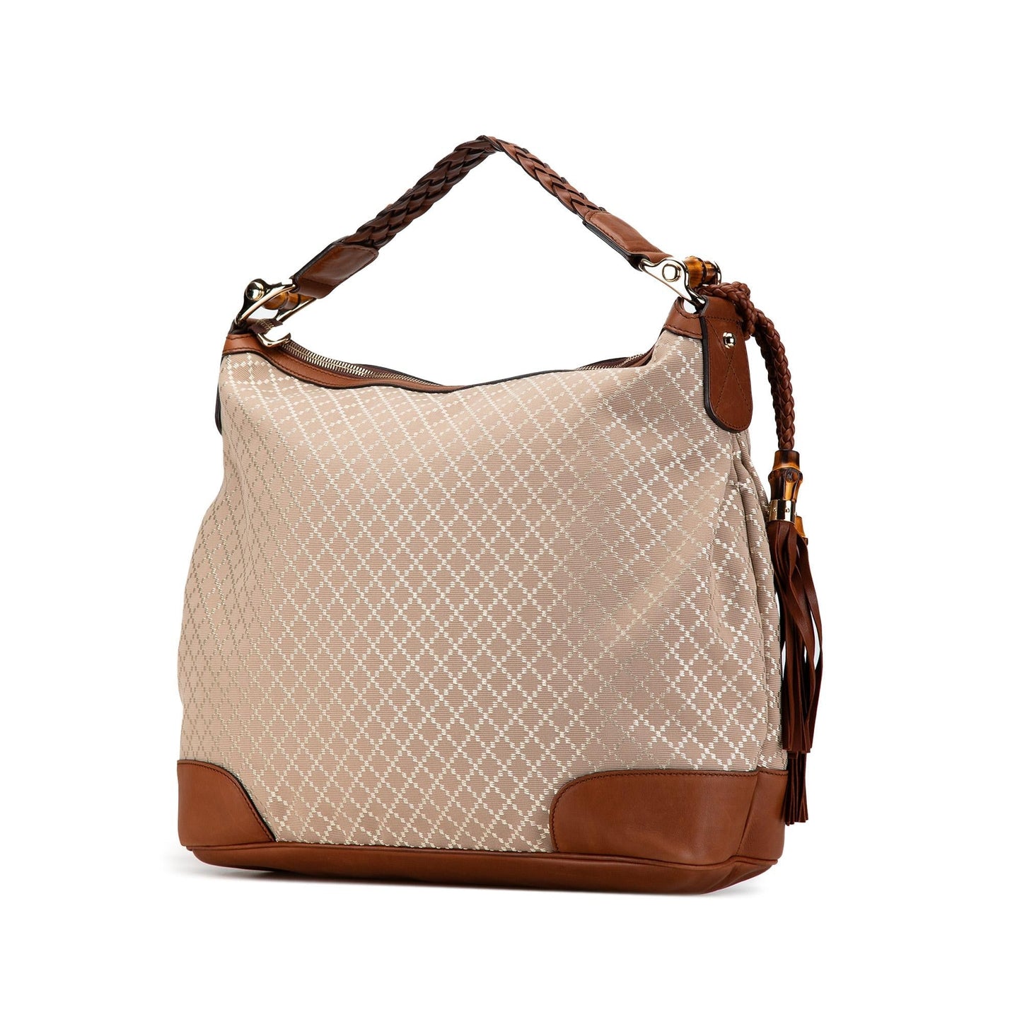 Gucci Diamante Eva SHG-oQPtVB Canvas Calf Brown Shoulder Bag
