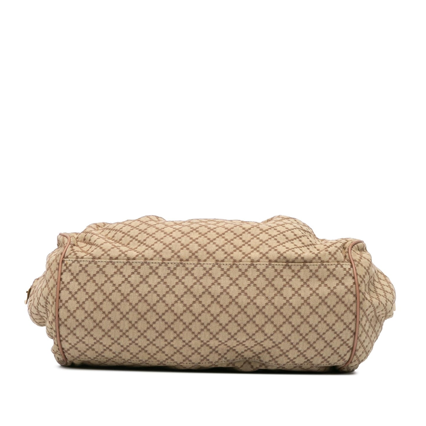 Gucci Diamante Sukey Canvas Calf Brown Satchel Bag Satchel 5
