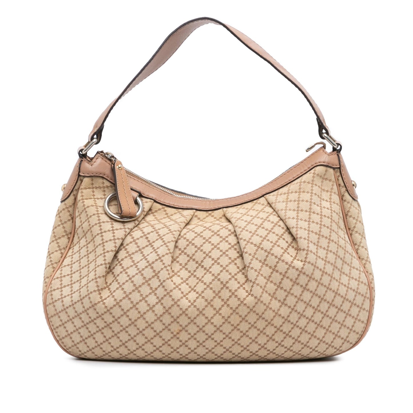 Gucci Diamante Sukey SHG-TRUQvg Canvas Calf Brown Shoulder Bag