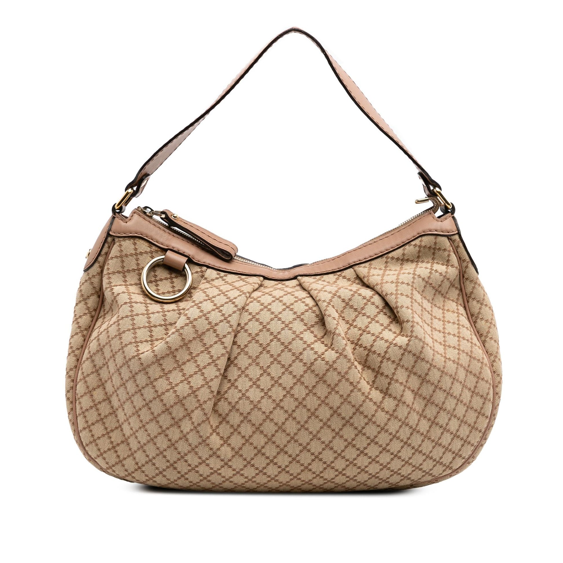 Gucci Diamante Sukey Canvas Brown Shoulder Bag Bag 1