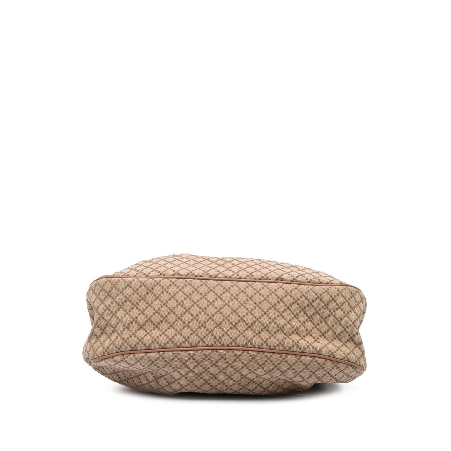 Gucci Diamante Sukey Canvas Calf Brown Shoulder Bag