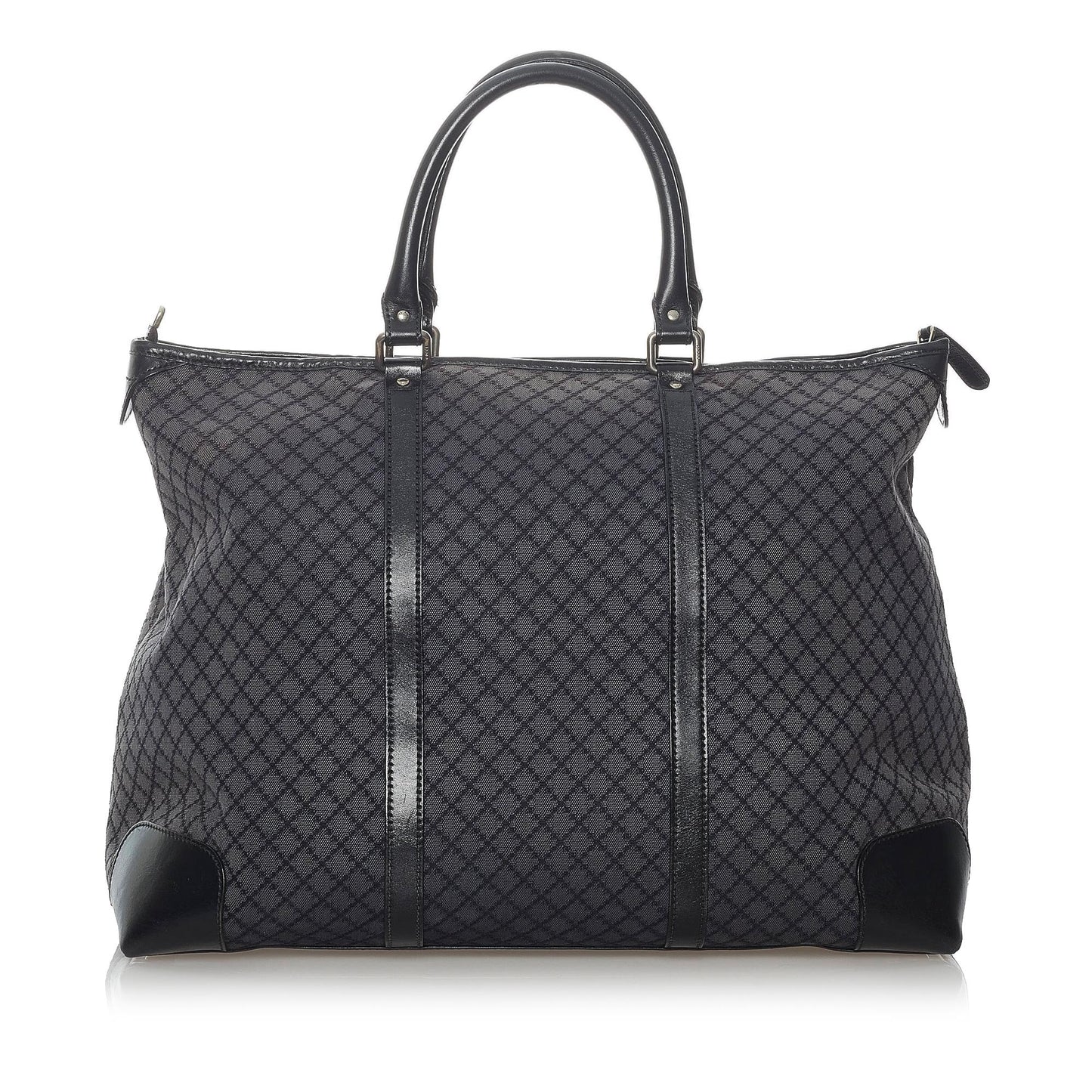 Gucci Diamante SHG Canvas Grey Tote Bag