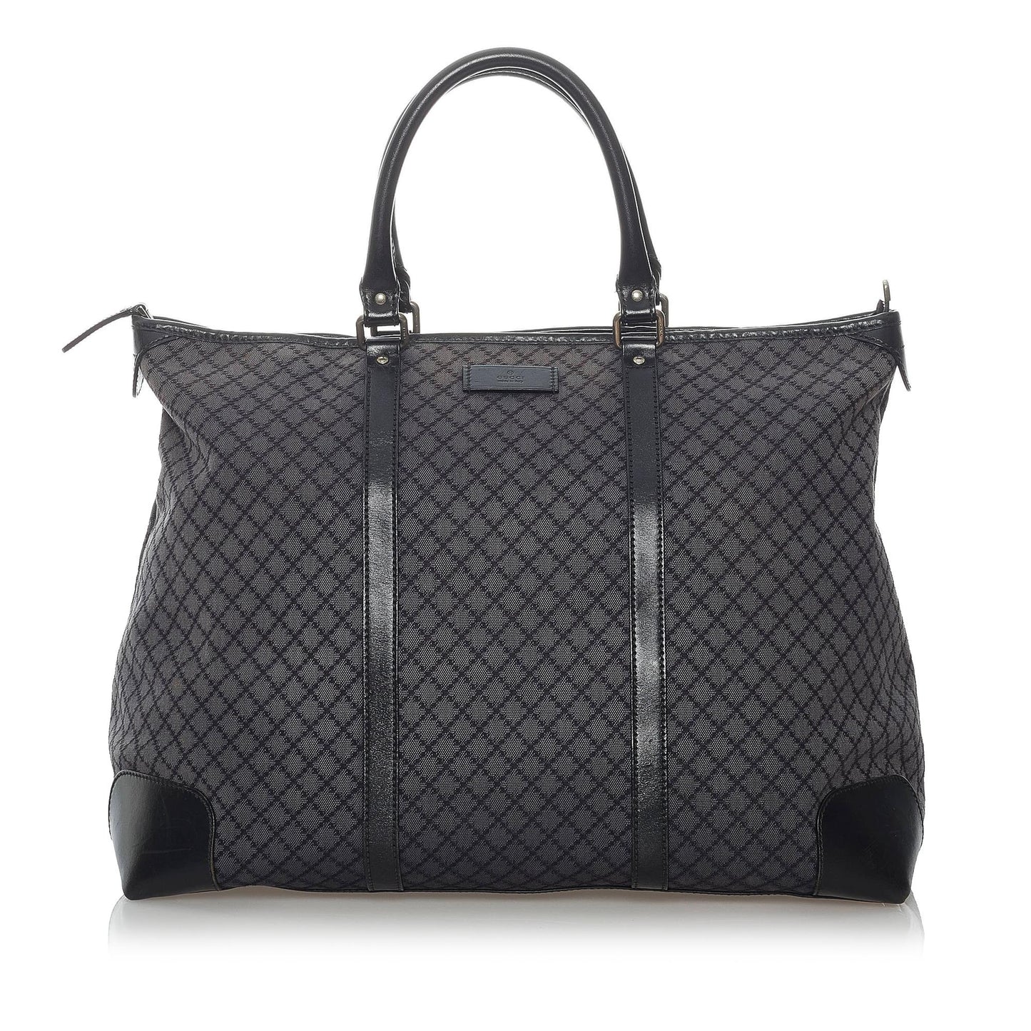 Gucci Diamante SHG Canvas Grey Tote Bag