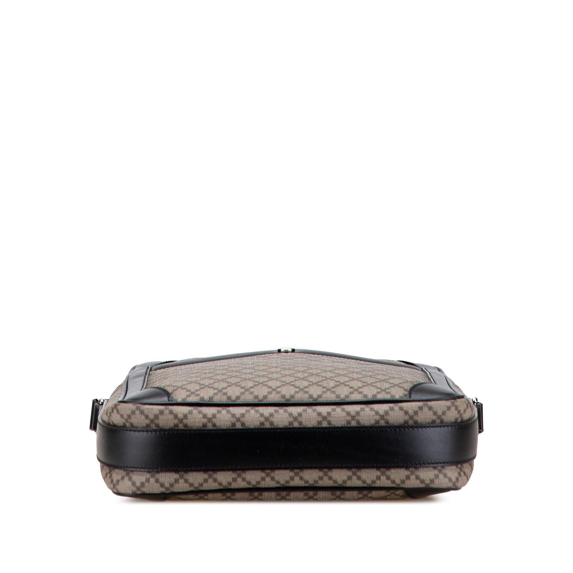 Gucci Diamante Coated Zip Canvas Crossbody Bag