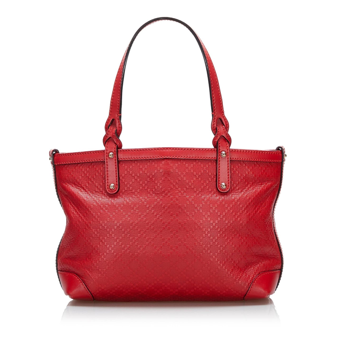 Gucci Diamante Craft SHG-gMEgAe Calf Red Tote Bag
