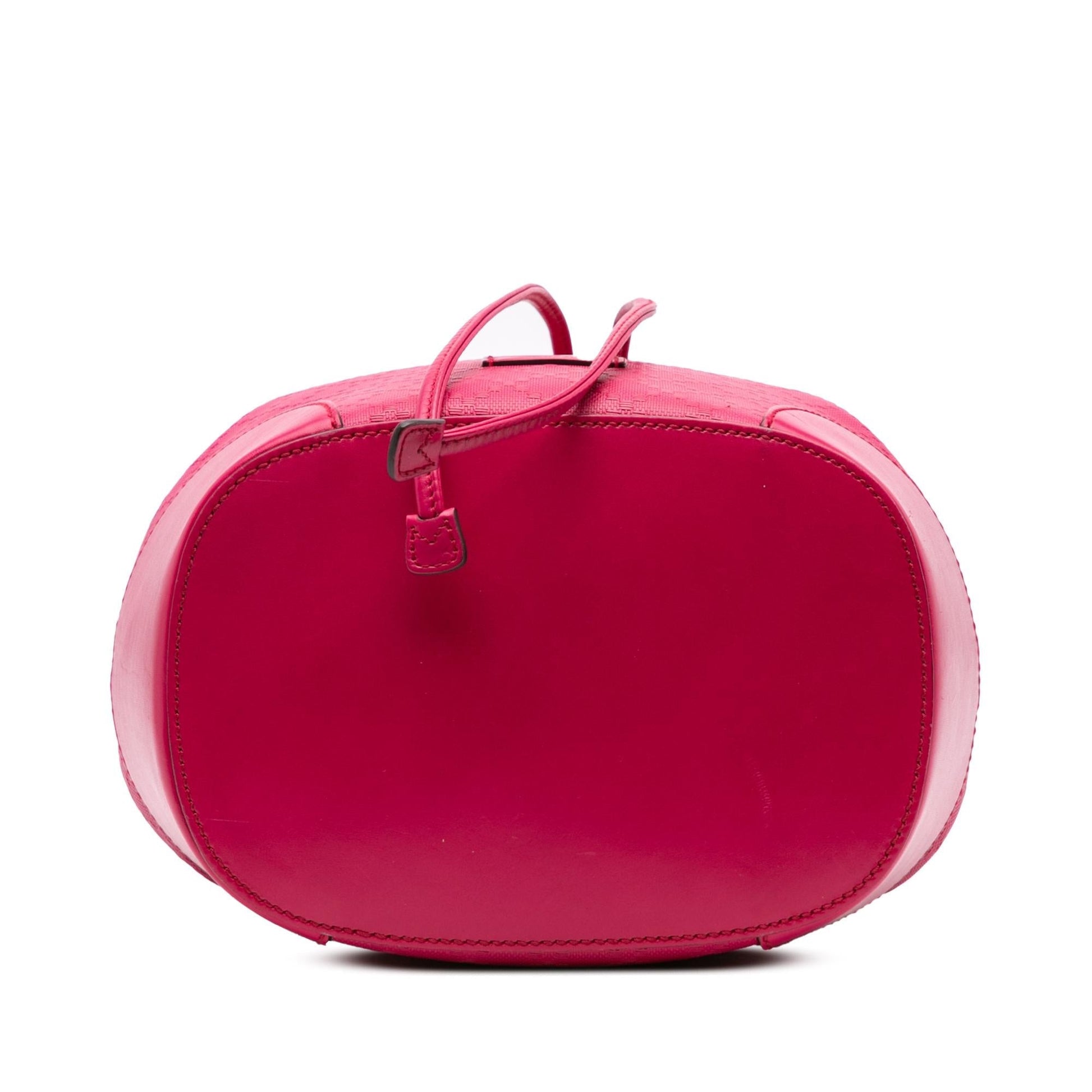 Gucci Diamante Bright Leather Calf Pink Bucket Shoulder Bag Bag 1